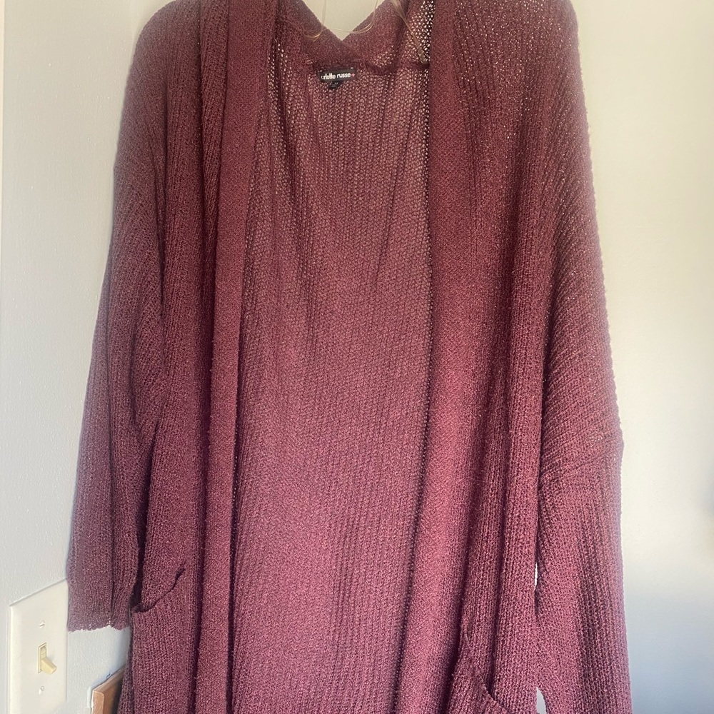 Purple Cardigan